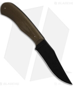 Alternative view of 15:58 Knife Co. Revere Fixed Blade Knife Green Micarta (4" Black SW)