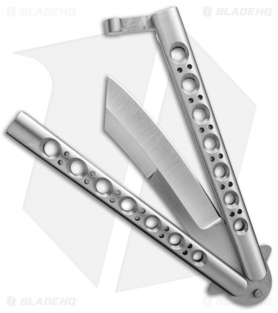 29 Knives Chris Olofson Custom 4" Panabas Butterfly Knife Deluxe Skeleton - Image 2