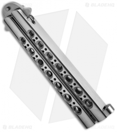 29 Knives Chris Olofson Custom 4" Panabas Butterfly Knife Deluxe Skeleton - Image 3