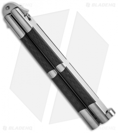 29 Knives Chris Olofson Custom 5" Bangkon Butterfly Knife Carbon Fiber - Image 3