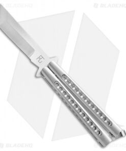 29 Knives Chris Olofson 3.75" Tanto Fluted Skeleton Butterfly Knife