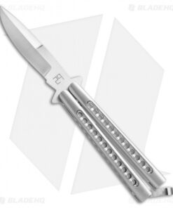 29 Knives Chris Olofson 3.75" Weehawk Fluted Skeleton Butterfly Knife