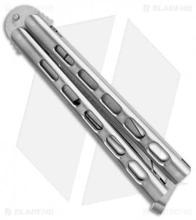 29 Knives Chris Olofson 4" Weehawk Balisong Slotted Titanium Butterfly Knife - Image 2