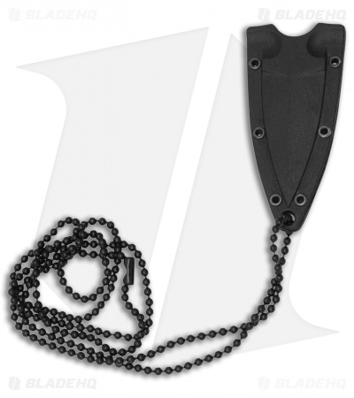 ABKT Tac Neck Knife Black Micarta (1.5" Black) AB0016 - Image 2