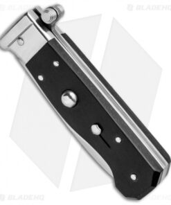 Alternative view of AGA Campolin Piccolo Italian Stiletto Automatic Knife Ebony (2.8" Satin)