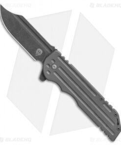 Alphahunter Tactical War Ready War Bowie Gray Ti BHQ Exclusive (3.8" Acid Wash)