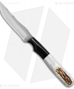 Anza Knives NK-E Fixed Blade Knife Stag Horn (3.25" Satin)
