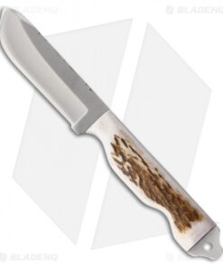 Anza Knives Boddington Tactical Hunter Fixed Blade Elk Bone (4.25" Gray)