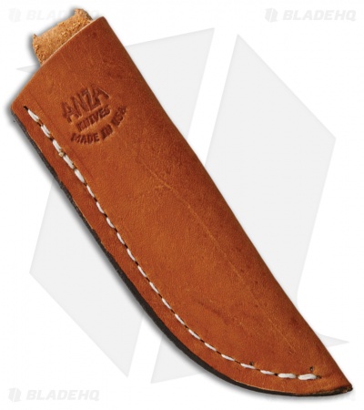 Anza Knives WK-3AJB Fixed Blade Knife Amber Jigged Bone (2.75" Satin) - Image 2