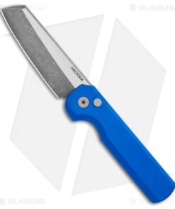 Arcform Slimfoot Automatic Knife Blue Aluminum (3.1" Acidwash)
