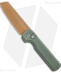 Arcform Slimfoot Automatic Knife Desert Warrior OD Green Aluminum (3.13" Copper)