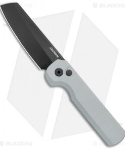 Arcform Slimfoot Automatic Knife Gray Aluminum (3.1" Black)
