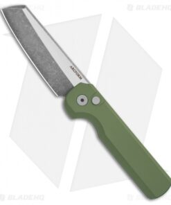 Arcform Slimfoot Automatic Knife Green Aluminum (3.125" Acidwash)