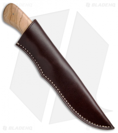 Arno Bernard Knives Cheetah Fixed Blade Knife Wild Olive (4.125" Satin) - Image 3