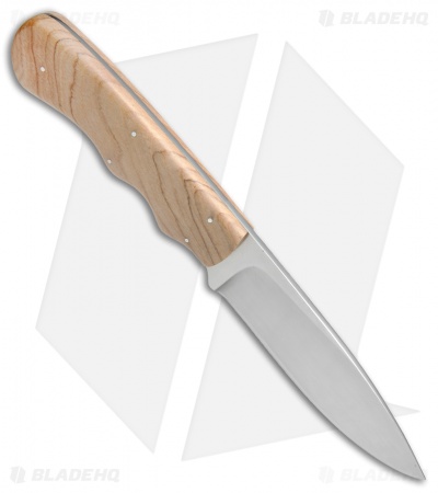 Arno Bernard Knives Cheetah Fixed Blade Knife Wild Olive (4.125" Satin) - Image 2