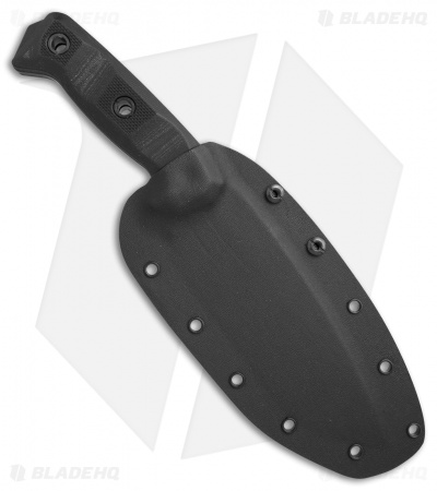 Atlas Dynamic Defense Harbinger Rex Fixed Blade Knife Black G-10 (6.4" Black) - Image 3