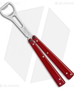 BB Barfly Pro Model Bottle Opener Butterfly Trainer (Red)