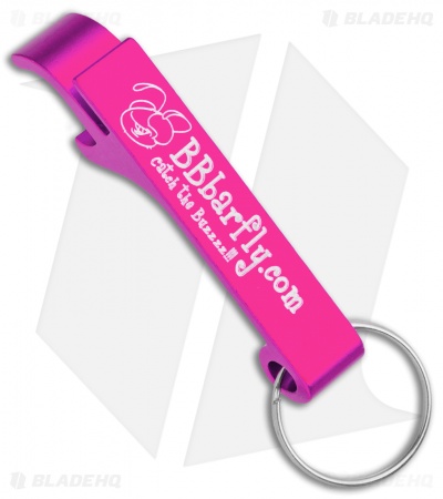 BB Barfly Pro V3 Blue/White BHQ Edition Standard Bottle Opener Butterfly - Image 4