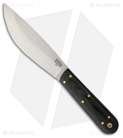 Bark River Hudson Bay Trade Fixed Blade Knife Black Micarta (5.5" A-2)