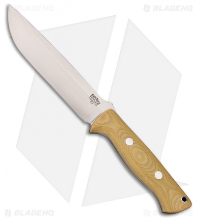 Bark River Knives Bravo 1.5 Fixed Blade Knife Antique Ivory Micarta (5.75" A2)
