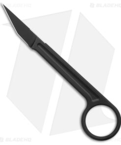Bastinelli Picoeur Fighting Scalpel Fixed Blade (1.5" Black)