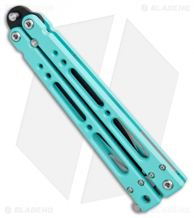 Bear OPS Bear Song IV Butterfly Knife Teal Al (4.38" Black) B-400-AlCP-B+TR - Image 4