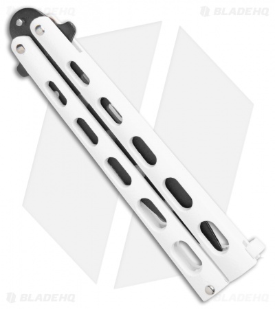 Bear & Son 115WTR Large Butterfly Knife Trainer White (4" Black) - Image 3