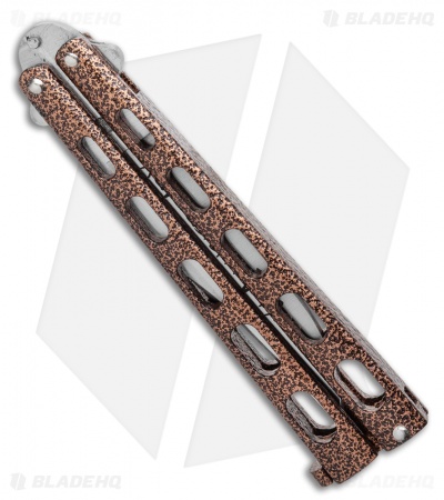 Bear & Son 30th Anniversary 114 Copper Vein Butterfly Knife (4.3" Satin) - Image 3