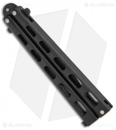 Bear & Son 115B Large Butterfly Knife Black (4" Black) - Image 3