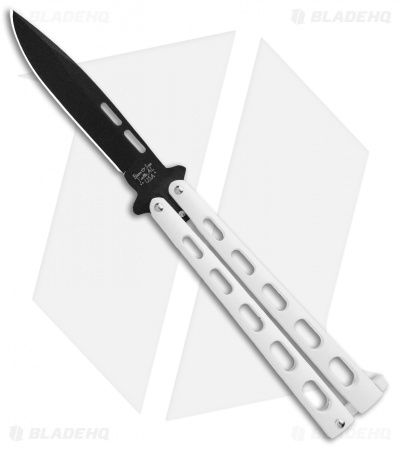 Bear & Son 2-Pack Butterfly Knife Special White (S115W + S115WTR) - Image 2