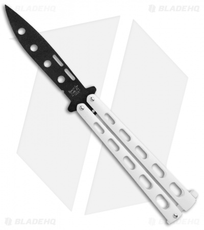 Bear & Son 2-Pack Butterfly Knife Special White (S115W + S115WTR) - Image 3