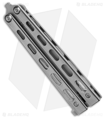 Bear & Son Butterfly Knife Stainless Steel(3.2" Bead Blast) - Image 3