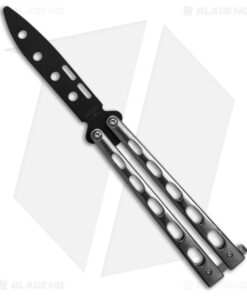 Bear and Son Butterfly Knife Trainer Stainless Steel(4" Black)