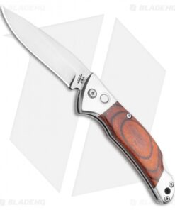 Bear and Son Automatic Lockback Knife Rosewood (2.75" Satin)