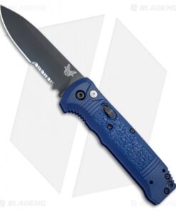 Benchmade 4400SBK-1 Casbah Automatic Knife Blue Grivory (3.4" Black Serr)