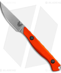 Benchmade Flyway Fixed Blade Hunting Knife Orange G-10 (2.7" Satin) 15700