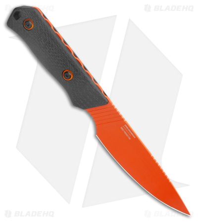 Benchmade Raghorn Hunting Fixed Blade Knife Carbon Fiber (4" Orange) 15600OR - Image 2