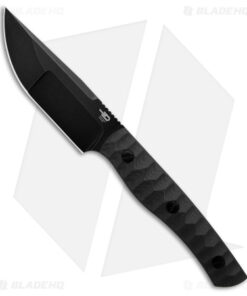 Bestech Knives Heidi Blacksmith#2 Fixed Blade Knife Carbon Fiber (3.9" Black)