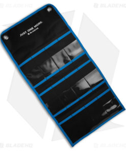 Alternative view of Blade HQ Knife Roll Nylon Carry Case - Black / Blue