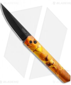 Boker Burnley Kwaiken Automatic Knife Frank Frazetta Series LE Gold (3.5" Black)