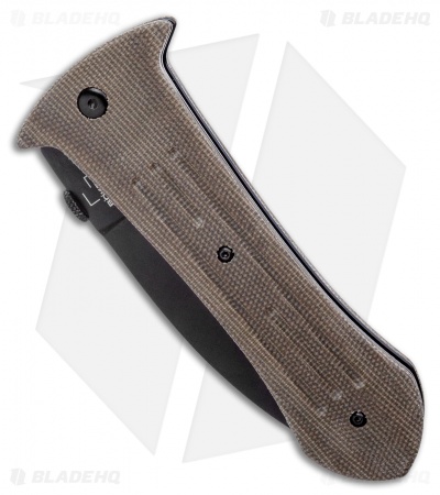 Boker Pocket Smatchet Dagger Folding Knife Green Micarta (4" Black) Gedraitis - Image 2