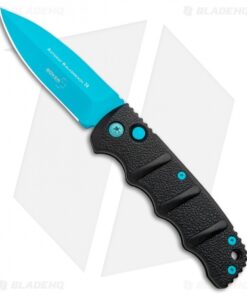 Boker Blue Scorpion Kalashnikov Dagger Automatic Knife (3.25" Electric Blue D2)