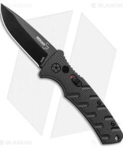 Boker Mini Strike Automatic Knife Black Aluminum (2.6" Black D2)