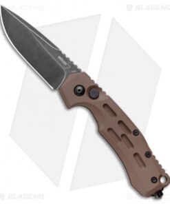 Boker Thunder Storm Automatic Knife Coyote Brown Aluminum (2.9" Blackwash AUS-8)