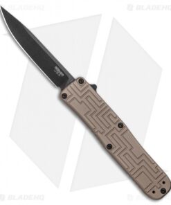 Boker USA OTF Automatic Knife Coyote Aluminum (3.5" Black) 06EX262