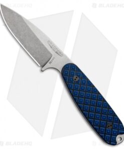 Bradford Knives Guardian3.5 Fixed Blade Blue/Black G-10 (3.75" Sabre/N690/SW)