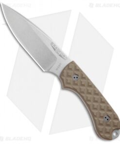 Bradford Knives Guardian3 Fixed Blade Coyote Brown (3.5" False Edge Stonewash)