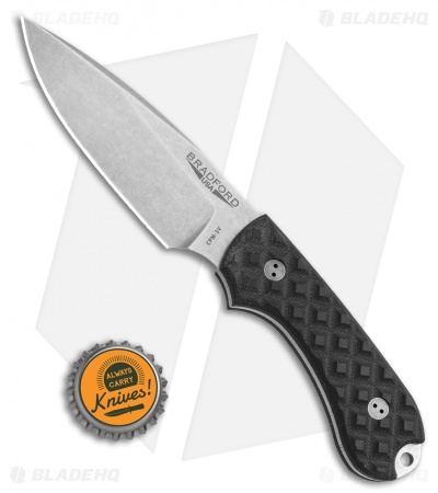 Bradford Knives Guardian3 Fixed Blade Black G-10 (CPM-3V False Edge SW) - Image 4