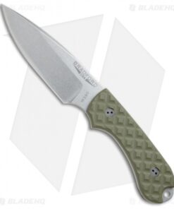 Bradford Knives Guardian3 Fixed Blade Knife OD Green (3.5" False Edge Stonewash)