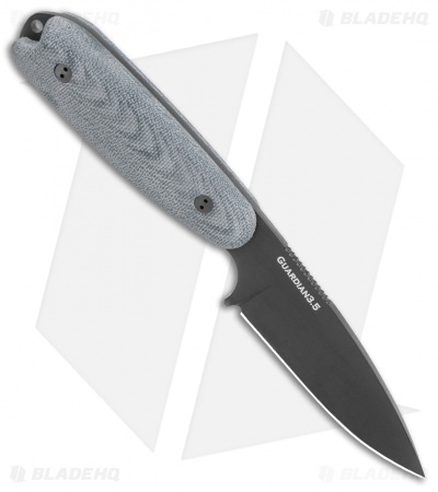 Bradford Knives Guardian3.5 Fixed Blade 3D Black (3.75" DLC M4) - Image 2